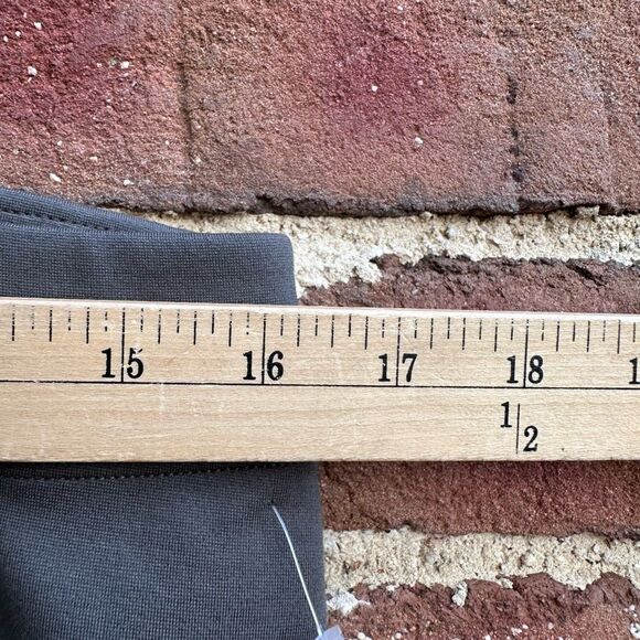 Eileen Fisher $198 washable flex ponte Stretch Tencel gray Ankle Pants M - Picture 15 of 16